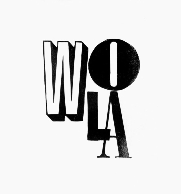 Warszawa - Wola - linoryt A3
