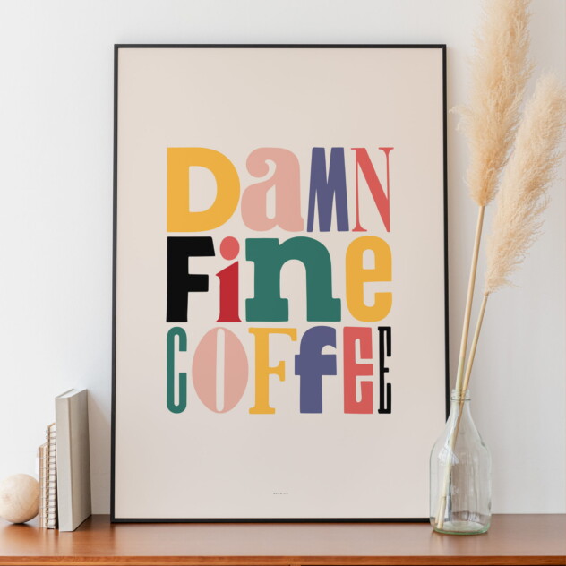 Damn fine coffee - plakat B2 50x70