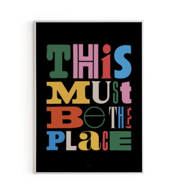 This must be the place - plakat B2 50x70